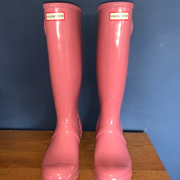 Hunter Shoes - Pink Hunter boots